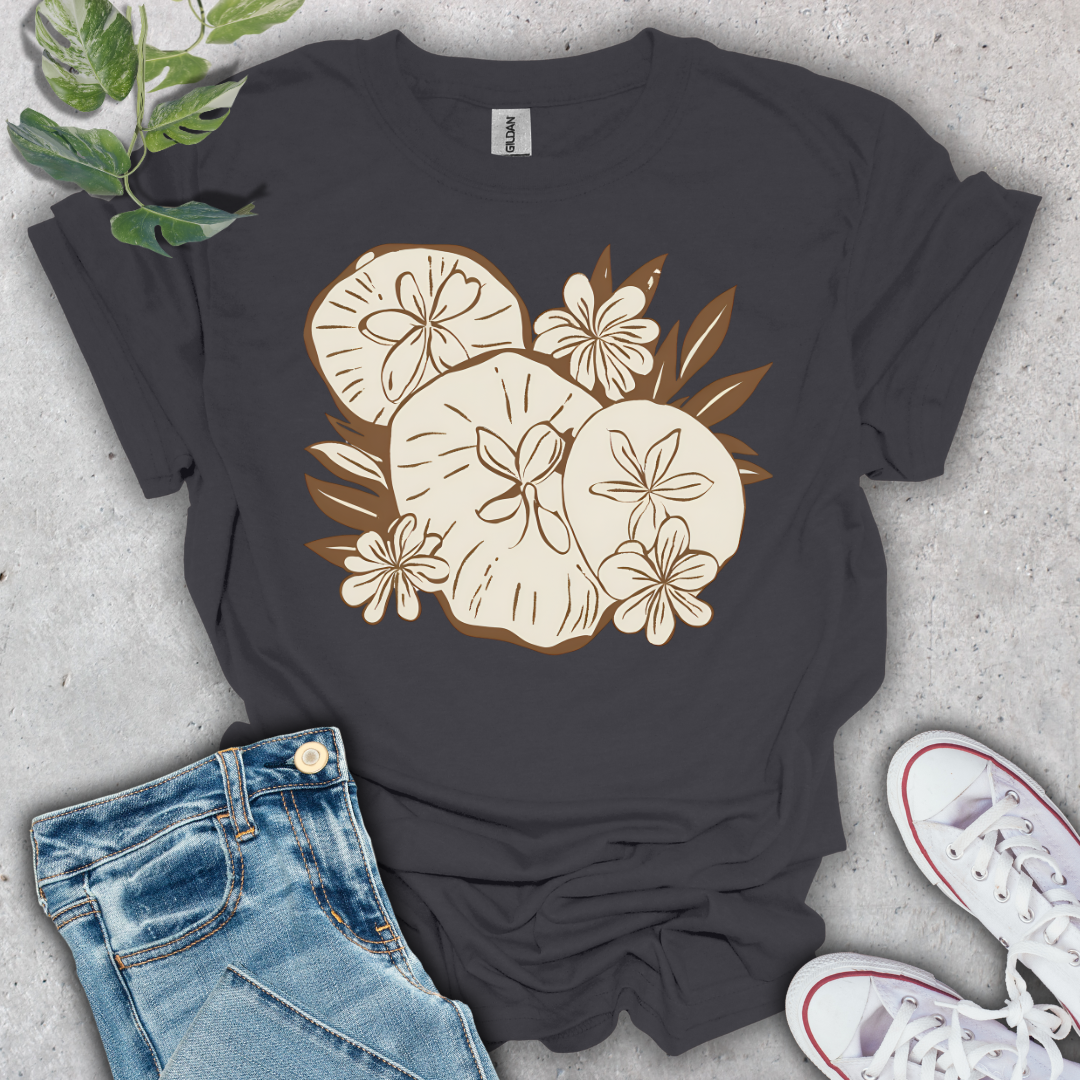 Floral Sand Dollars T-Shirt