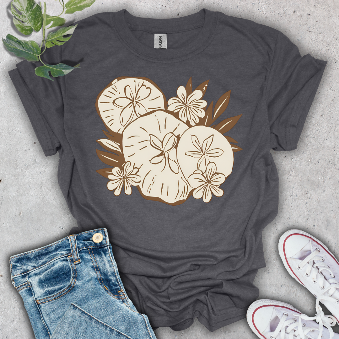 Floral Sand Dollars T-Shirt