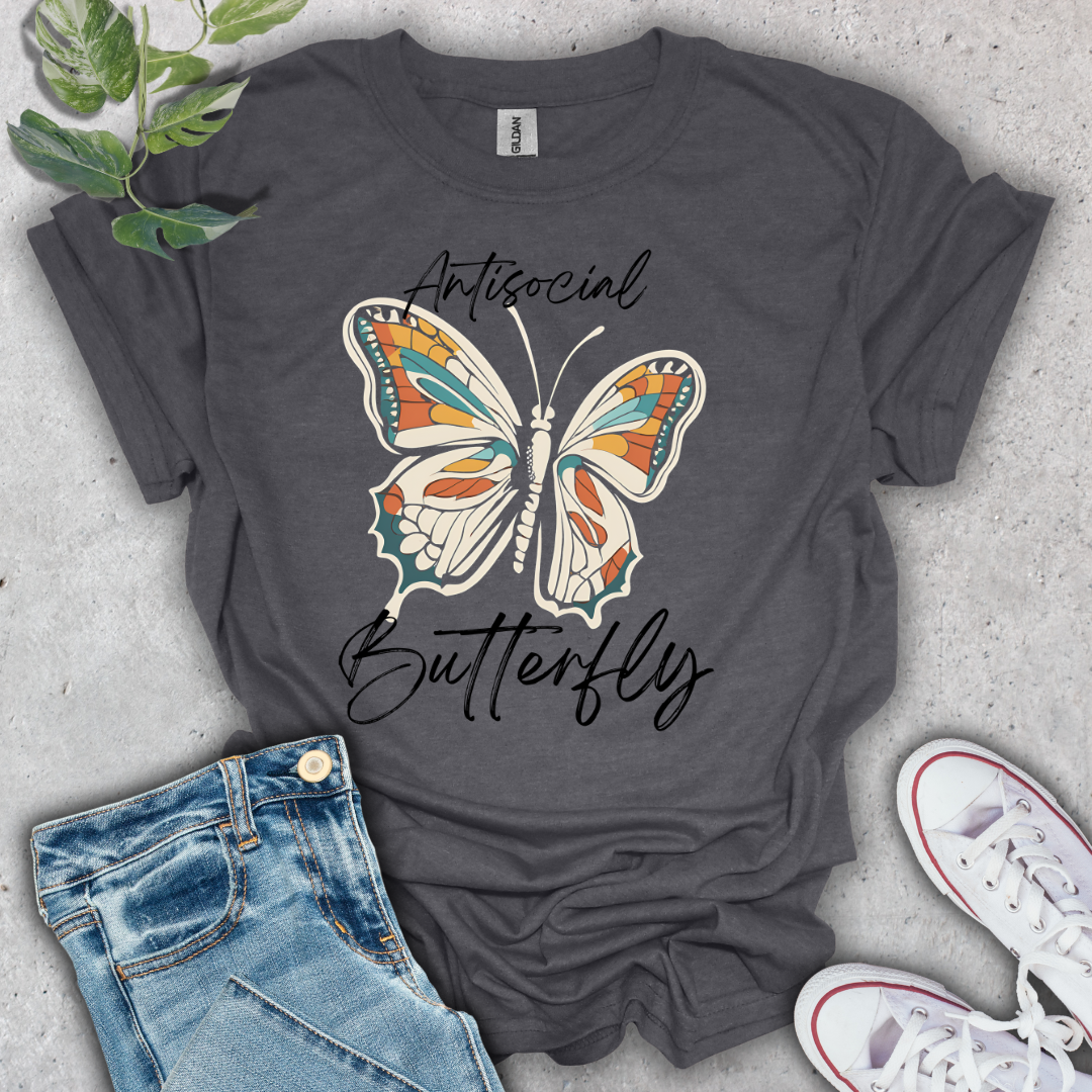 Antisocial Butterfly T-Shirt