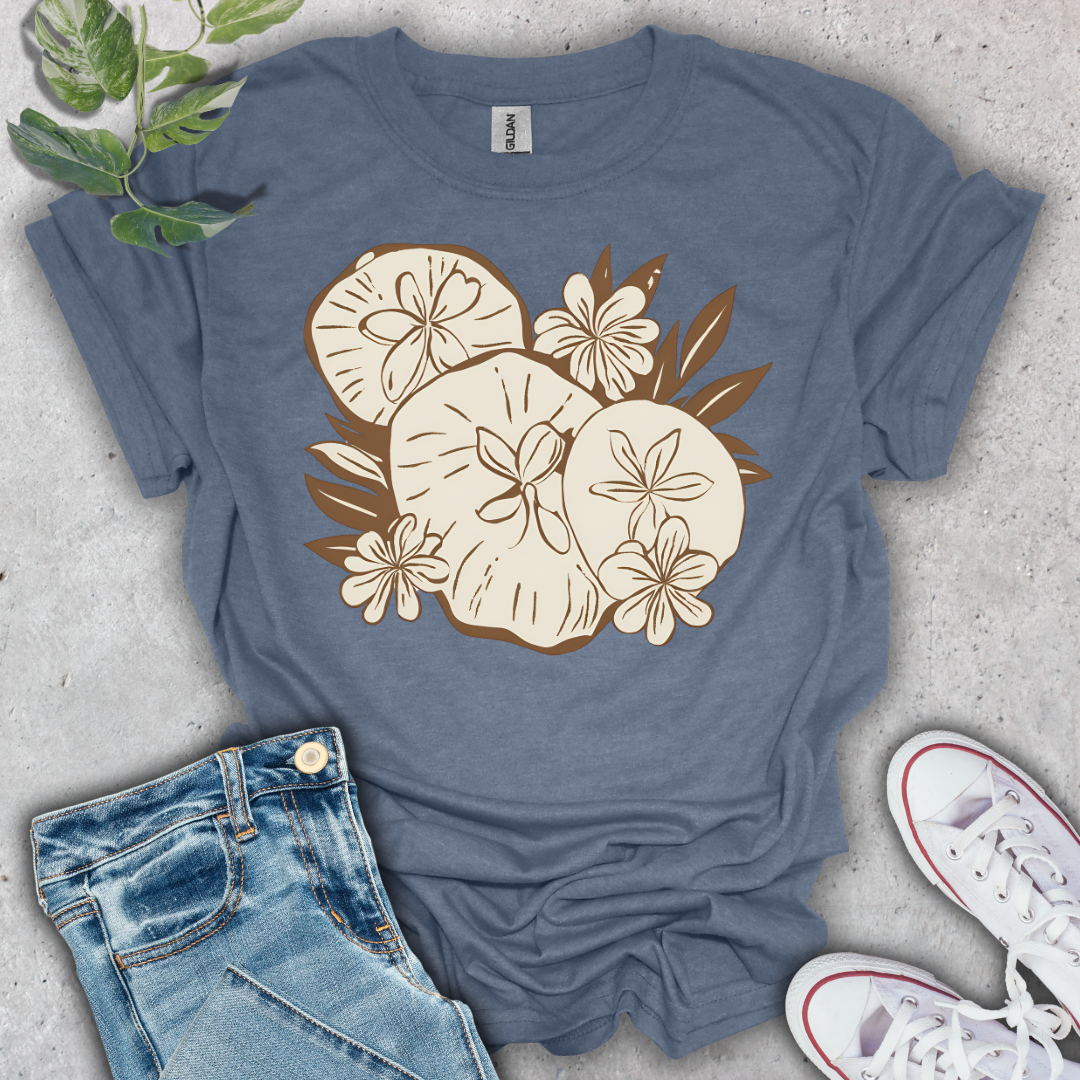 Floral Sand Dollars T-Shirt