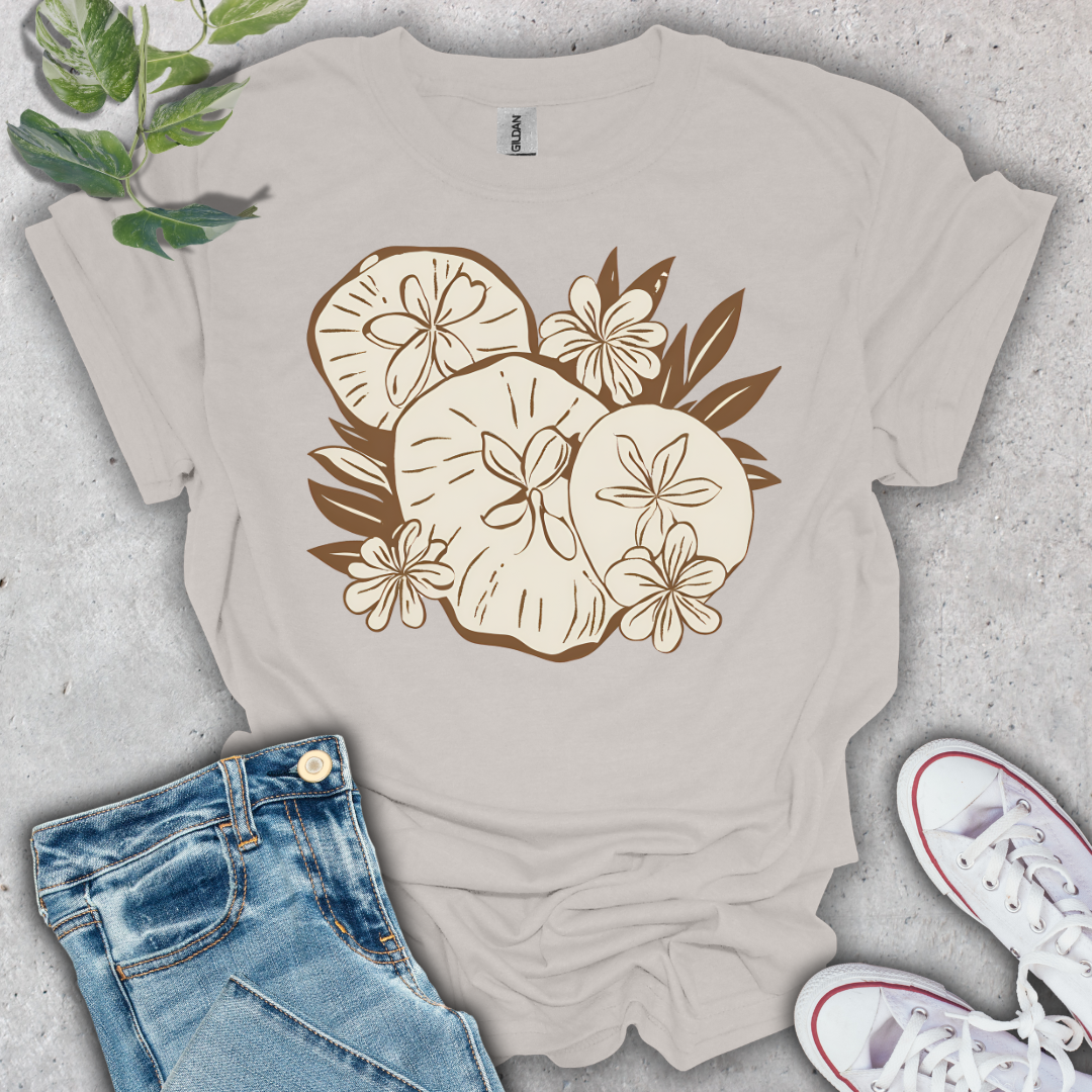 Floral Sand Dollars T-Shirt