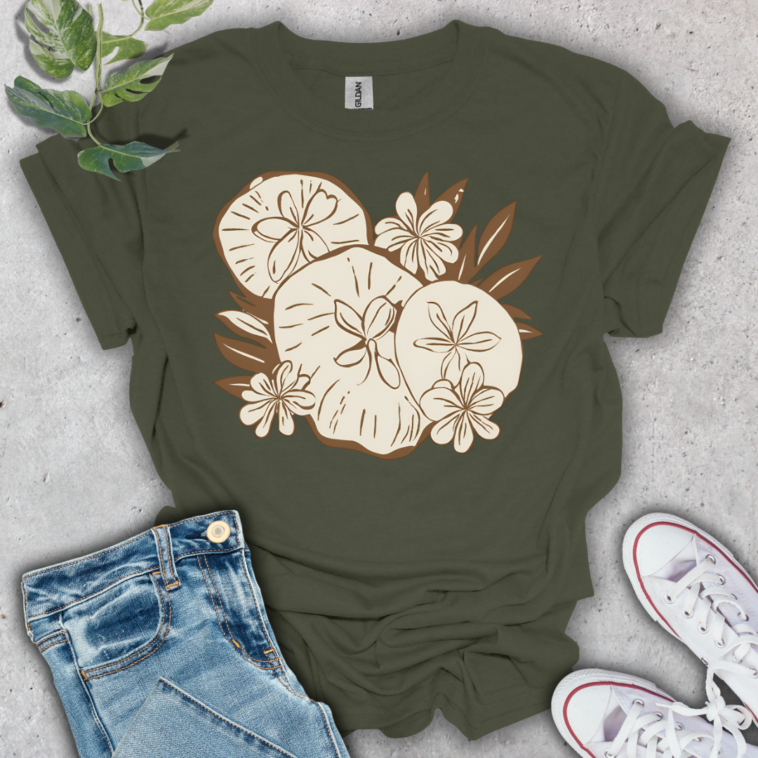 Floral Sand Dollars T-Shirt