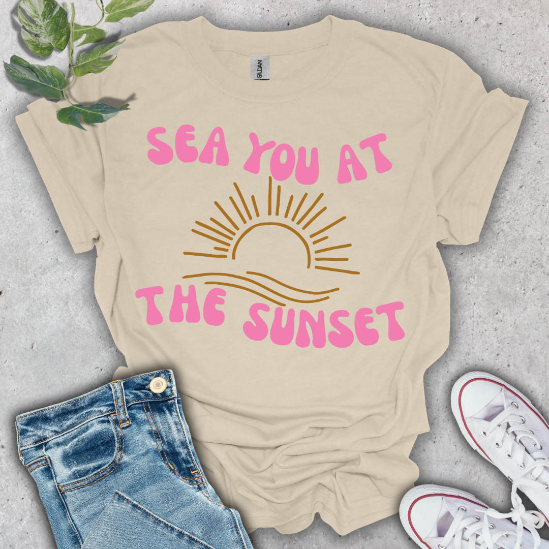 Sea You at the Sunset T-Shirt