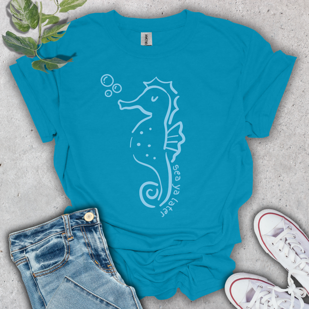 Bubbly Seahorse T-Shirt