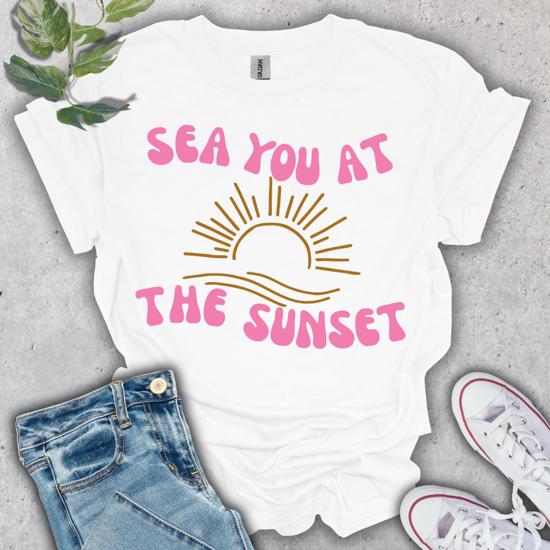 Sea You at the Sunset T-Shirt