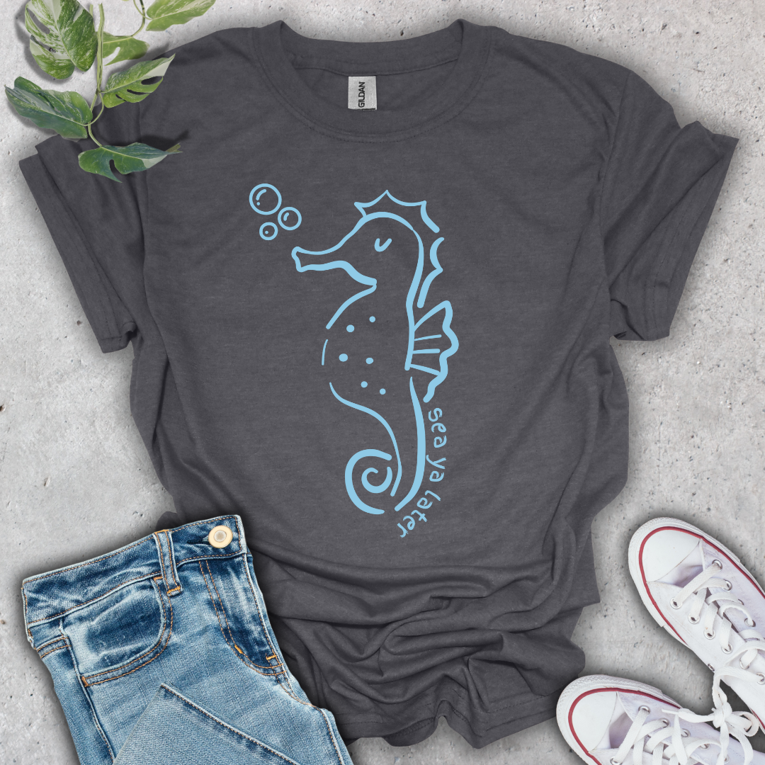 Bubbly Seahorse T-Shirt