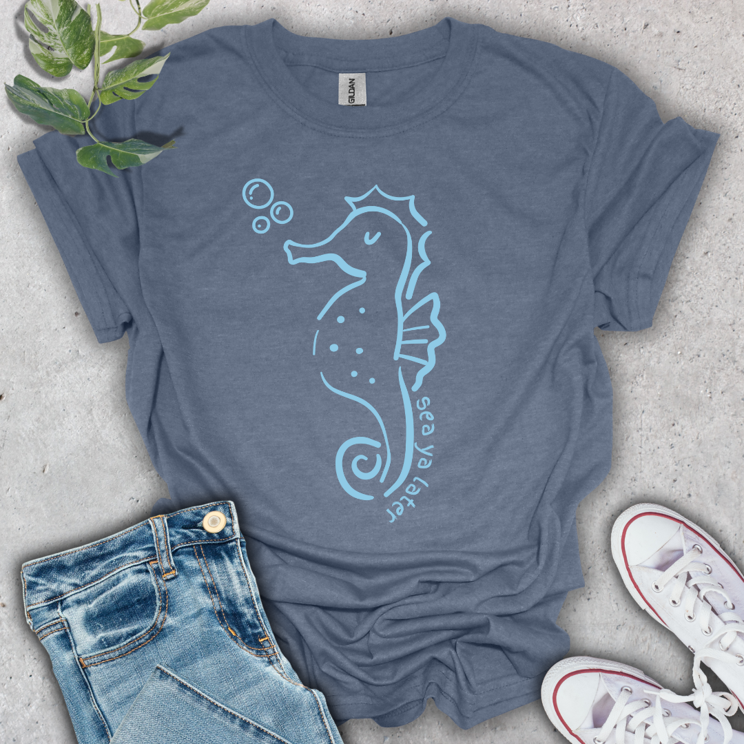 Bubbly Seahorse T-Shirt