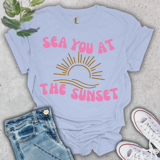 Sea You at the Sunset T-Shirt