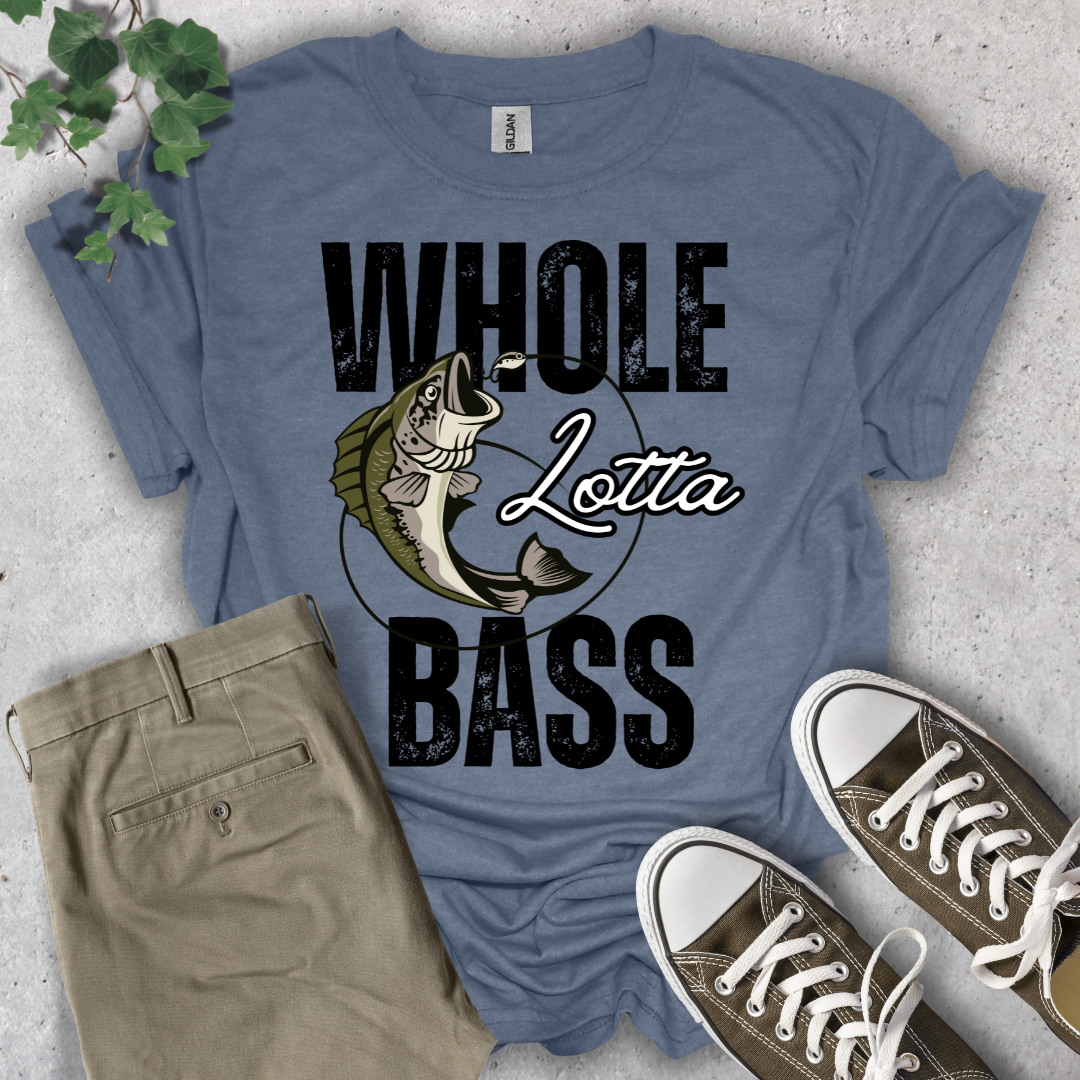 Whole Lotta Bass Distressed T-Shirt