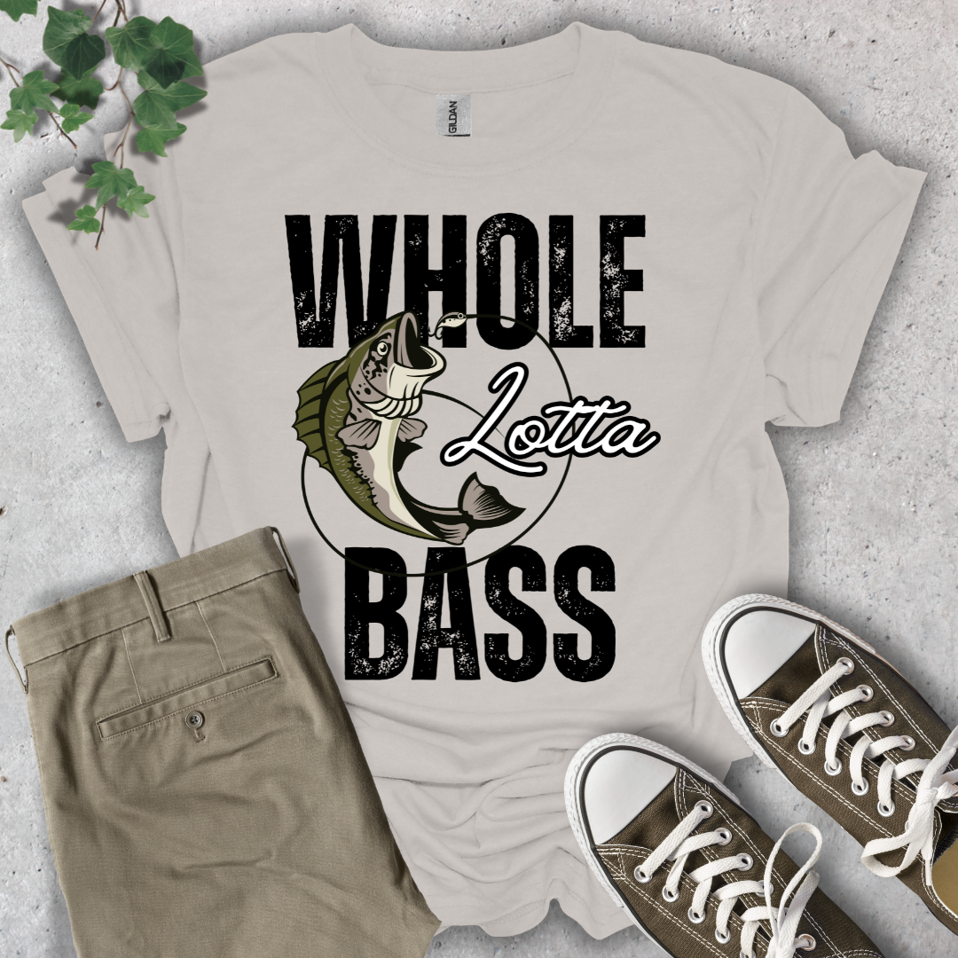 Whole Lotta Bass Distressed T-Shirt