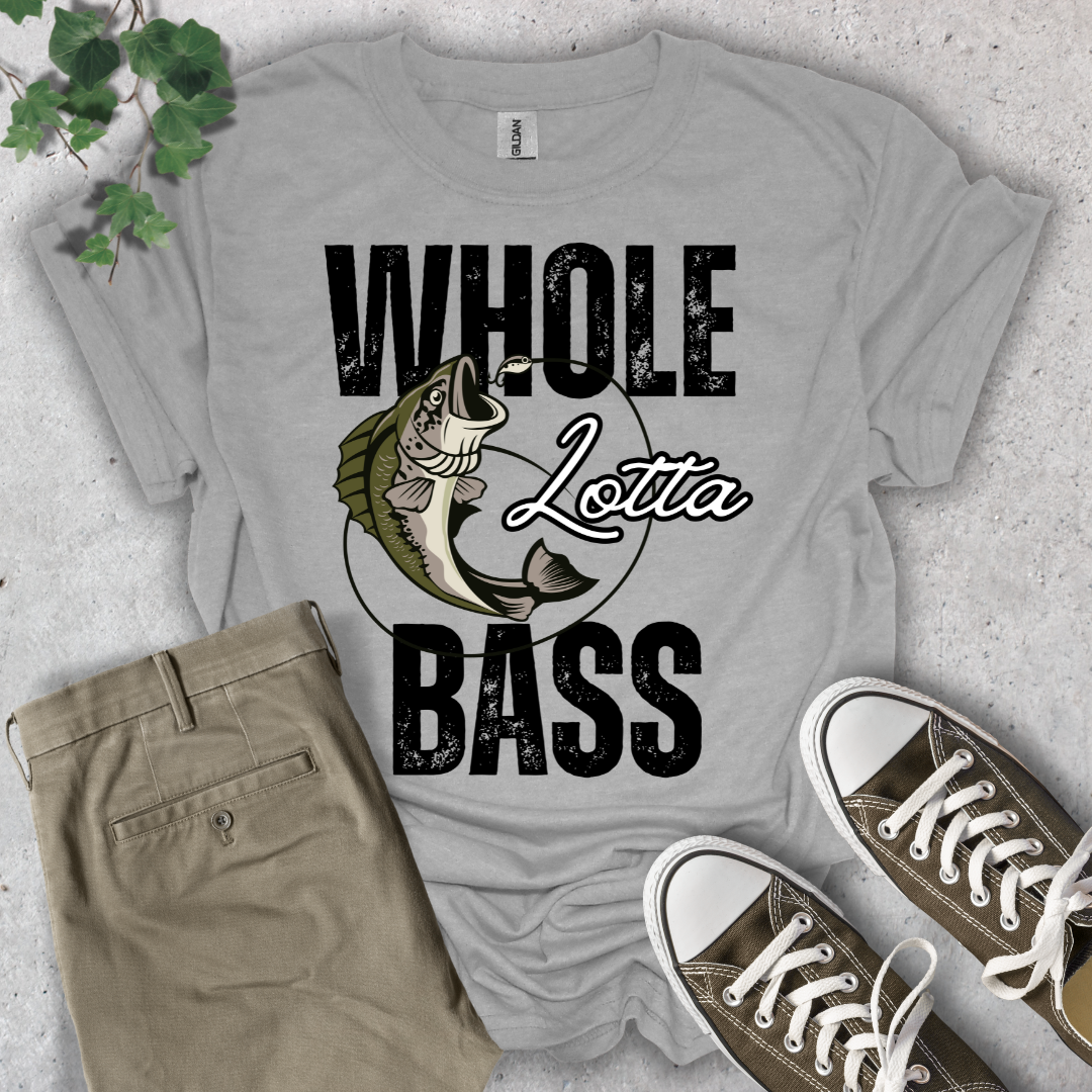 Whole Lotta Bass Distressed T-Shirt