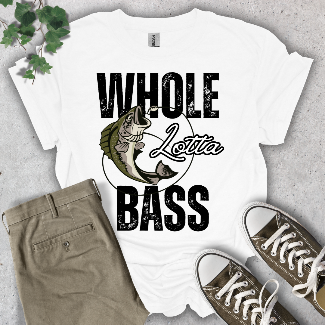 Whole Lotta Bass Distressed T-Shirt