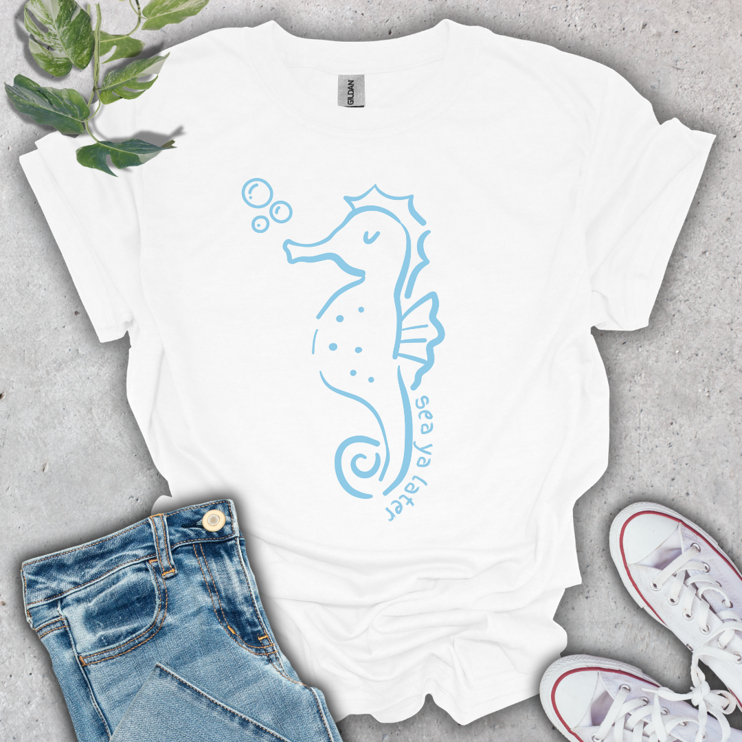 Bubbly Seahorse T-Shirt